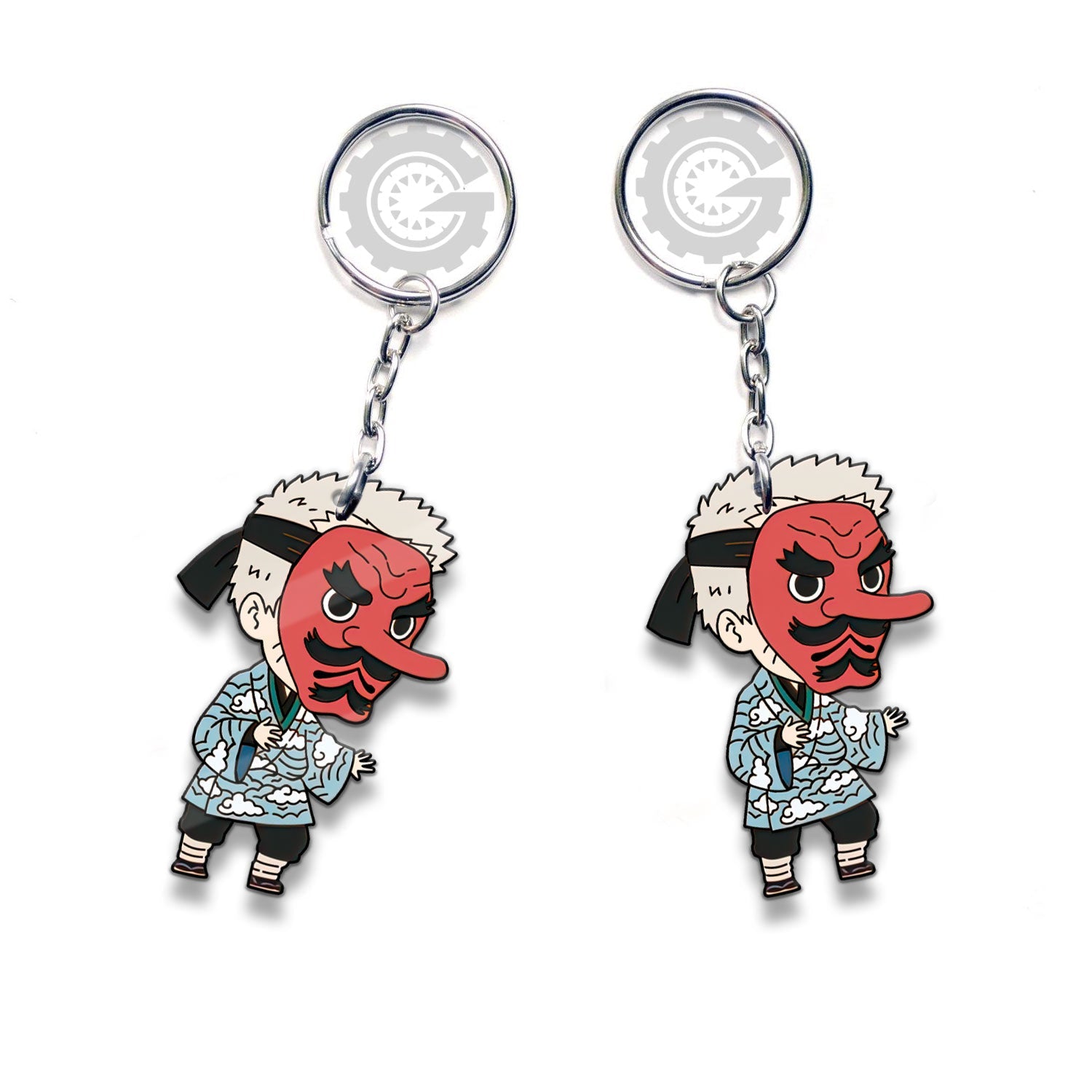 Sakonji Urokodaki Keychain Custom Demon Slayer Anime Car Accessories - Gearcarcover - 3