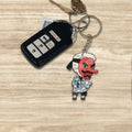 Sakonji Urokodaki Keychain Custom Demon Slayer Anime Car Accessories - Gearcarcover - 1