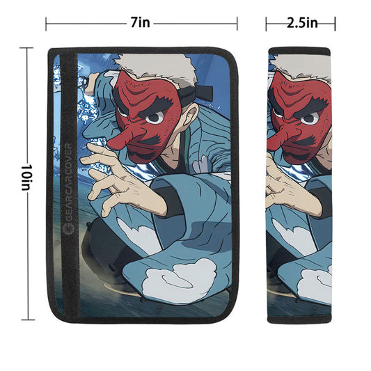 Sakonji Urokodaki Seat Belt Covers Custom Demon Slayer Anime Car Accessoriess - Gearcarcover - 1