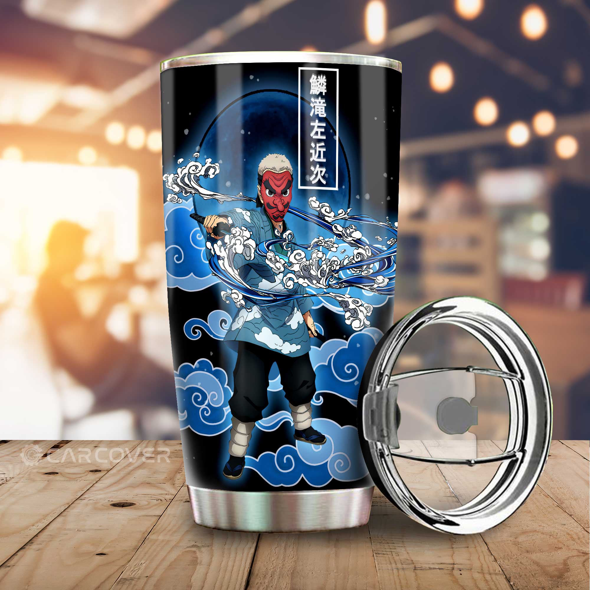 Sakonji Urokodaki Tumbler Cup Custom Anime Demon Slayer Car Interior Accessories - Gearcarcover - 1