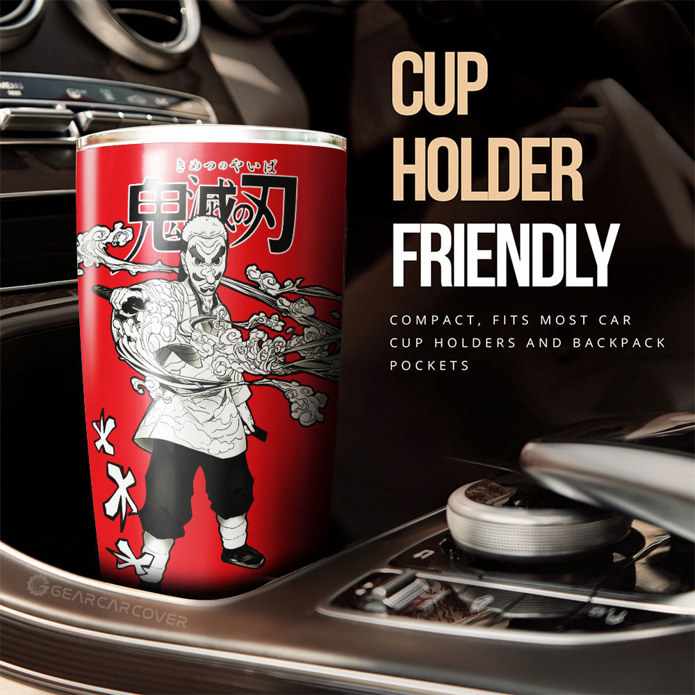 Sakonji Urokodaki Tumbler Cup Custom Demon Slayer Anime Car Accessories Manga Style For Fans - Gearcarcover - 2