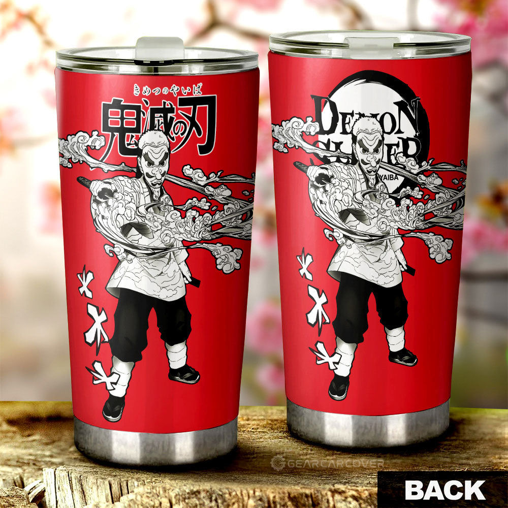 Sakonji Urokodaki Tumbler Cup Custom Demon Slayer Anime Car Accessories Manga Style For Fans - Gearcarcover - 3