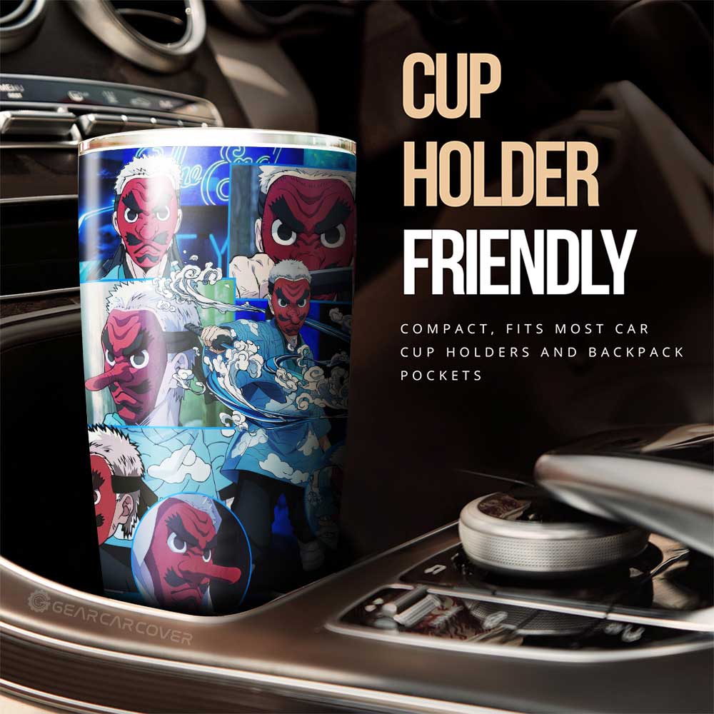 Sakonji Urokodaki Tumbler Cup Custom Demon Slayer Anime - Gearcarcover - 2