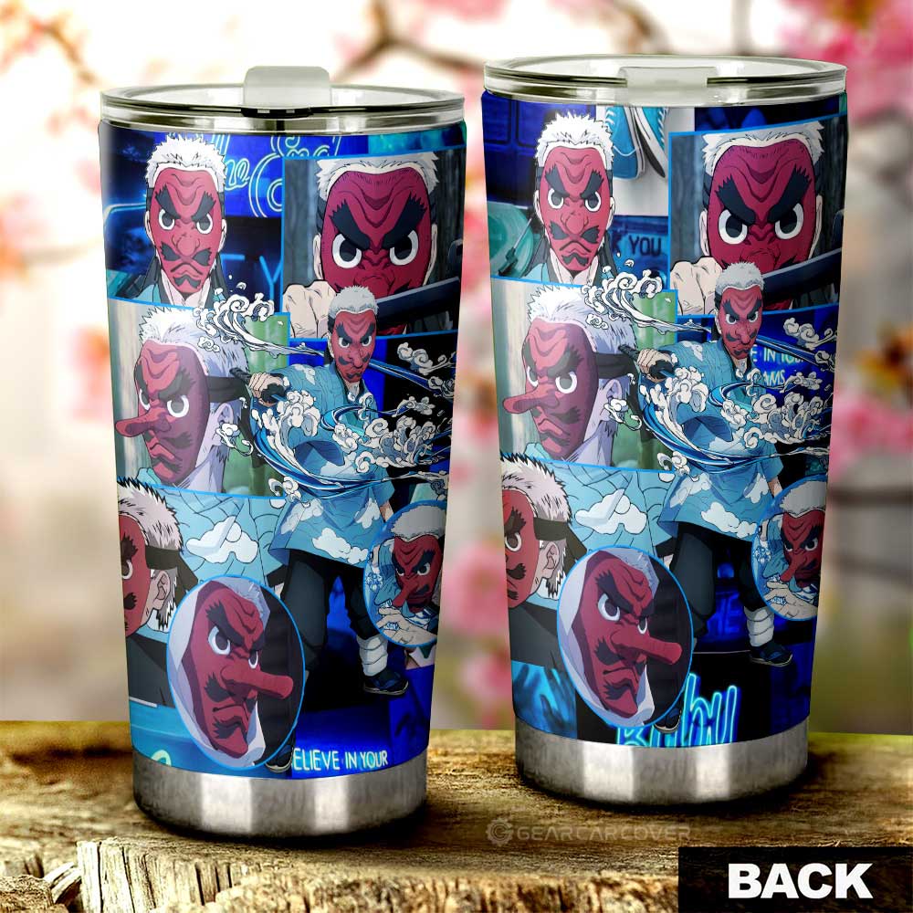 Sakonji Urokodaki Tumbler Cup Custom Demon Slayer Anime - Gearcarcover - 3