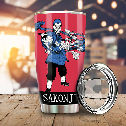 Sakonji Urokodaki Tumbler Cup Custom Demon Slayer Car Accessories Manga Style - Gearcarcover - 2