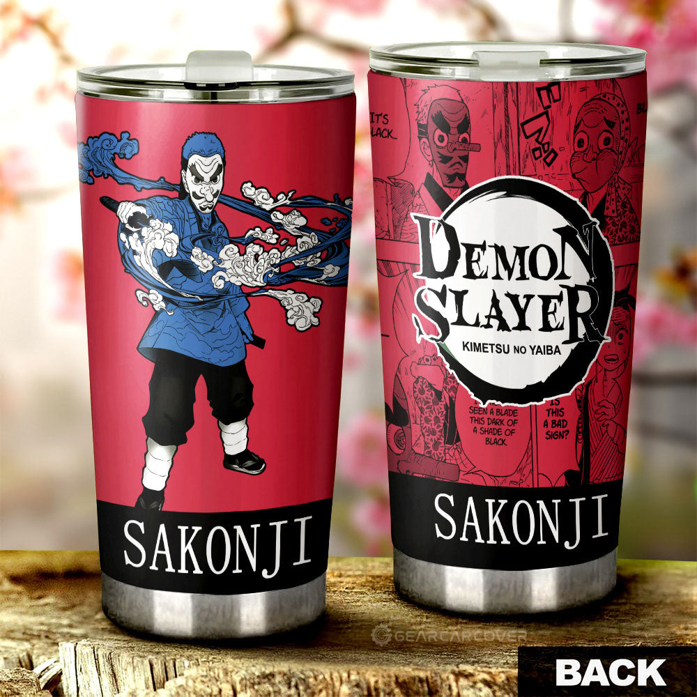 Sakonji Urokodaki Tumbler Cup Custom Demon Slayer Car Accessories Manga Style - Gearcarcover - 1