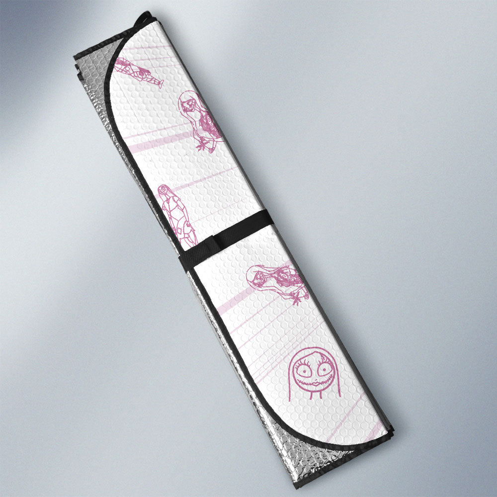 Sally Car Sunshade Custom Cartoon Car Accessories - Gearcarcover - 3