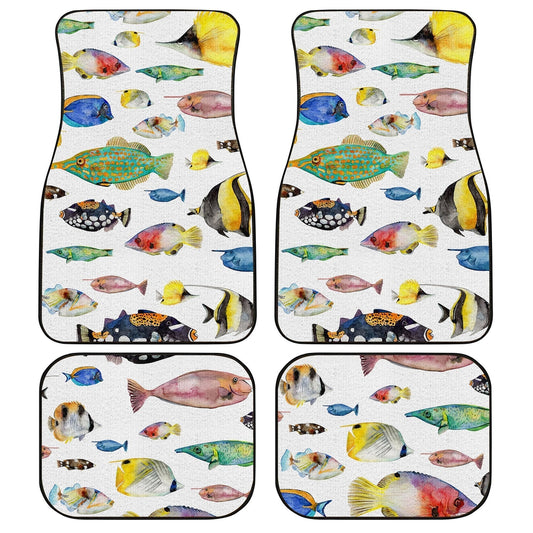 Saltwater Fish Car Floor Mats Custom Pattern Car Accessories - Gearcarcover - 1