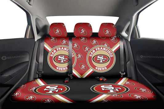 San Francisco 49ers Car Back Seat Cover Custom Car Decorations For Fans - Gearcarcover - 2