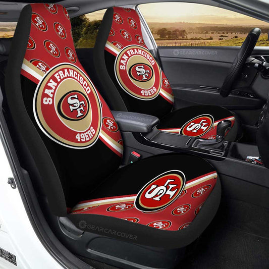 San Francisco 49ers Car Seat Covers Custom Car Accessories For Fans - Gearcarcover - 1