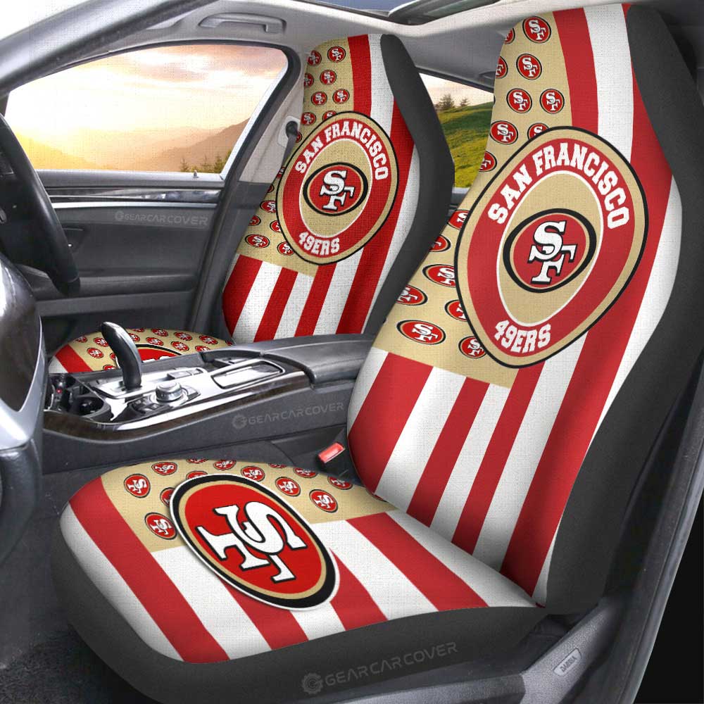 Official San Francisco 49ers Car Accessories, 49ers Decals, San Francisco 49ers  Car Seat Covers