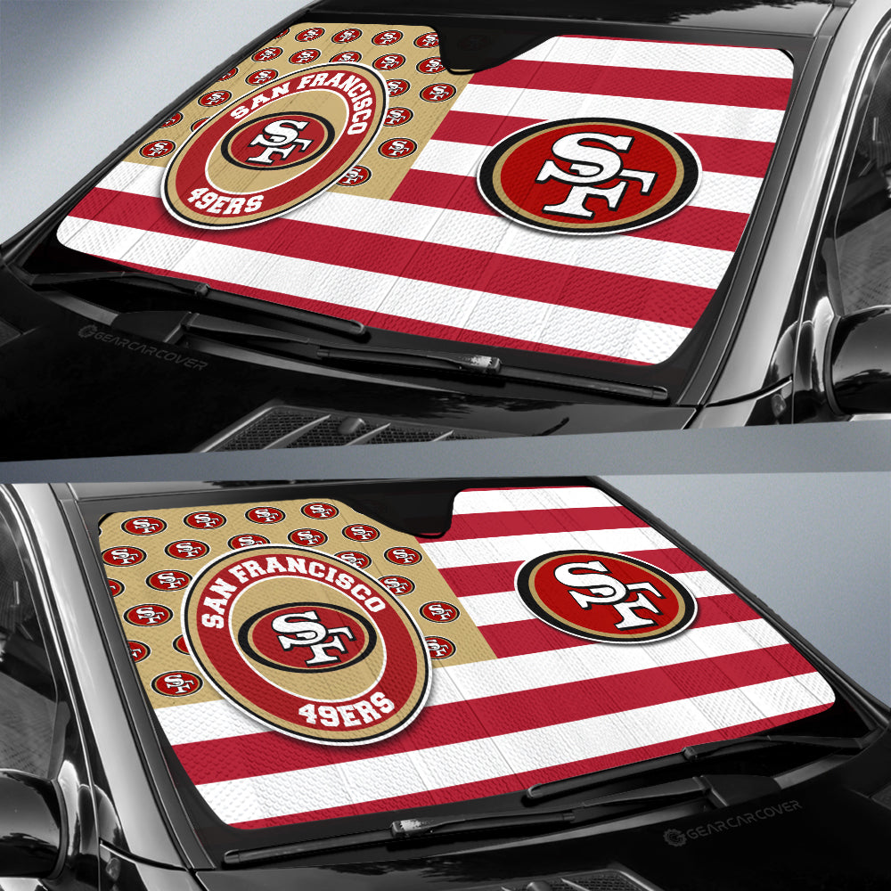 San Francisco 49ers Windshield Sun Shade - Automobile Accessories