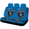 San Jose Earthquakes Car Back Seat Covers Custom Car Accessories For Fans - Gearcarcover - 2