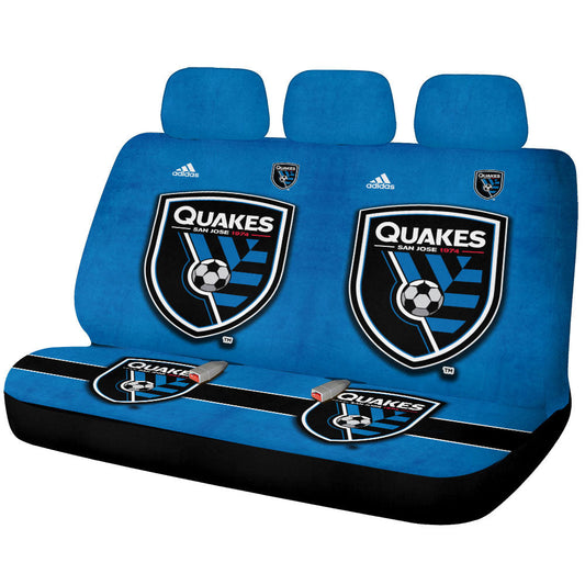 San Jose Earthquakes Car Back Seat Covers Custom Car Accessories For Fans - Gearcarcover - 2