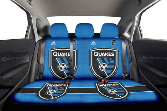 San Jose Earthquakes Car Back Seat Covers Custom Car Accessories For Fans - Gearcarcover - 1