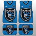 San Jose Earthquakes Car Floor Mats Custom Car Accessories For Fans - Gearcarcover - 1