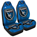 San Jose Earthquakes Car Seat Covers Custom Car Accessories For Fans - Gearcarcover - 2
