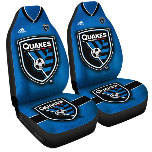 San Jose Earthquakes Car Seat Covers Custom Car Accessories For Fans - Gearcarcover - 2