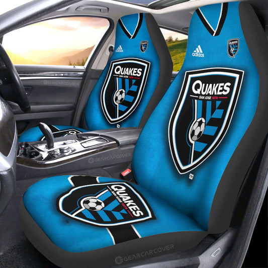 San Jose Earthquakes Car Seat Covers Custom Car Accessories For Fans - Gearcarcover - 1