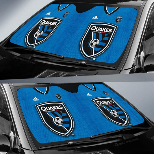San Jose Earthquakes Car Sunshade Custom Car Interior Accessories - Gearcarcover - 2