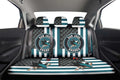 San Jose Sharks Car Back Seat Cover Custom US Flag Style - Gearcarcover - 2
