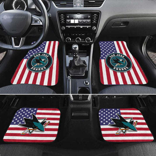 San Jose Sharks Car Floor Mats Custom Car Accessories - Gearcarcover - 2