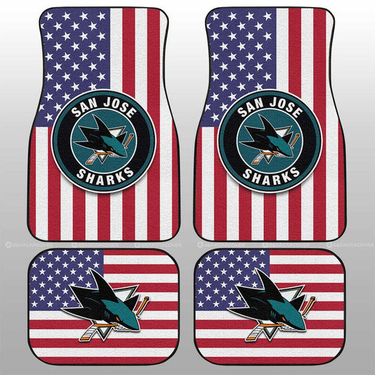 San Jose Sharks Car Floor Mats Custom Car Accessories - Gearcarcover - 1