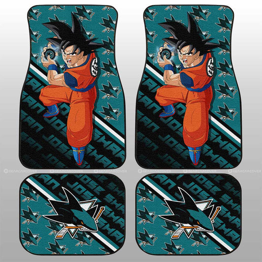 San Jose Sharks Car Floor Mats Custom Car Decorations For Fans - Gearcarcover - 1