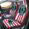 San Jose Sharks Car Seat Covers Custom Car Accessories - Gearcarcover - 2