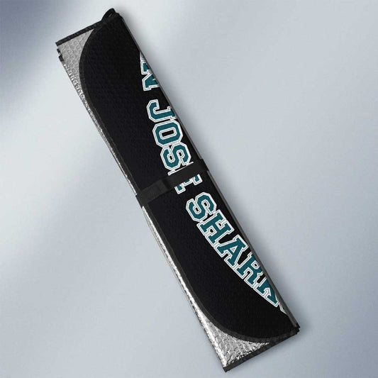 San Jose Sharks Car Sunshade Custom Car Accessories For Fans - Gearcarcover - 2
