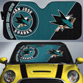 San Jose Sharks Car Sunshade Custom Car Accessories For Fans - Gearcarcover - 1