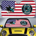 San Jose Sharks Car Sunshade Custom Car Accessories - Gearcarcover - 1