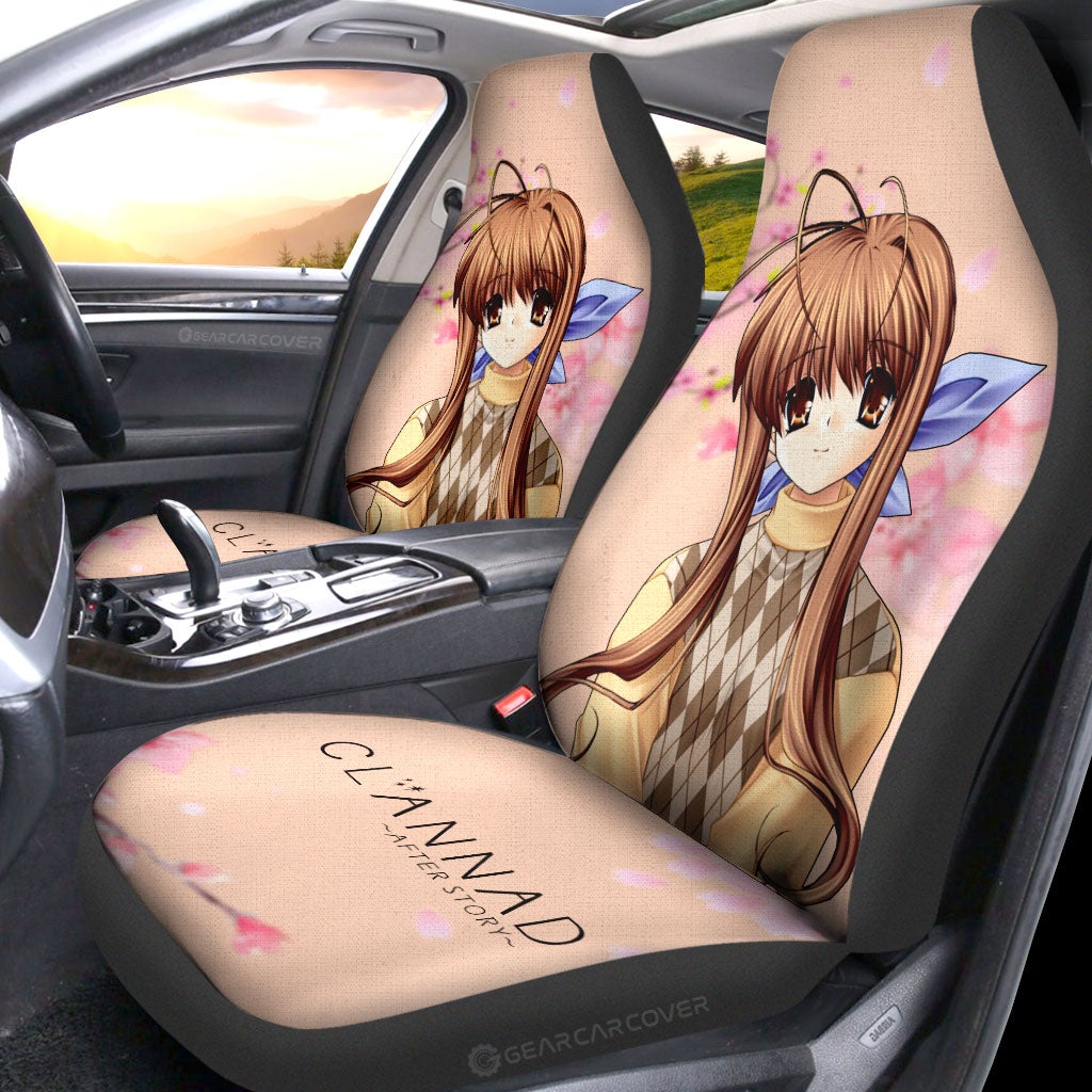 Sanae Furukawa Car Seat Covers Custom Clannad Anime Car Accessories - Gearcarcover - 2