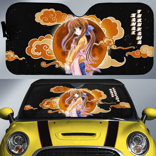 Sanae Furukawa Car Sunshade Custom Clannad Anime Car Accessories - Gearcarcover - 1