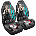Sanemi Shinazugawa Car Seat Covers Custom Demon Slayer Anime Mix Mangas - Gearcarcover - 3
