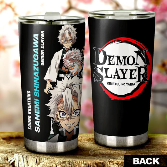 Sanemi Shinazugawa Tumbler Cup Custom Demon Slayer Anime - Gearcarcover - 1