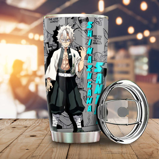 Sanemi Shinazugawa Tumbler Cup Custom Demon Slayer Anime Mix Mangas - Gearcarcover - 2