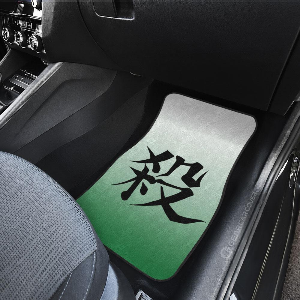 Sanemi Shinazugawa Uniform Car Floor Mats Custom Demon Slayer Anime Car Accessories - Gearcarcover - 4
