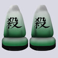 Sanemi Shinazugawa Uniform Car Seat Covers Custom Demon Slayer Anime Car Accessories - Gearcarcover - 4