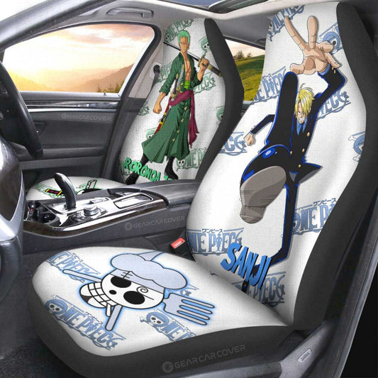 Sanji And Zoro Car Seat Covers Custom One Piece Anime - Gearcarcover - 2