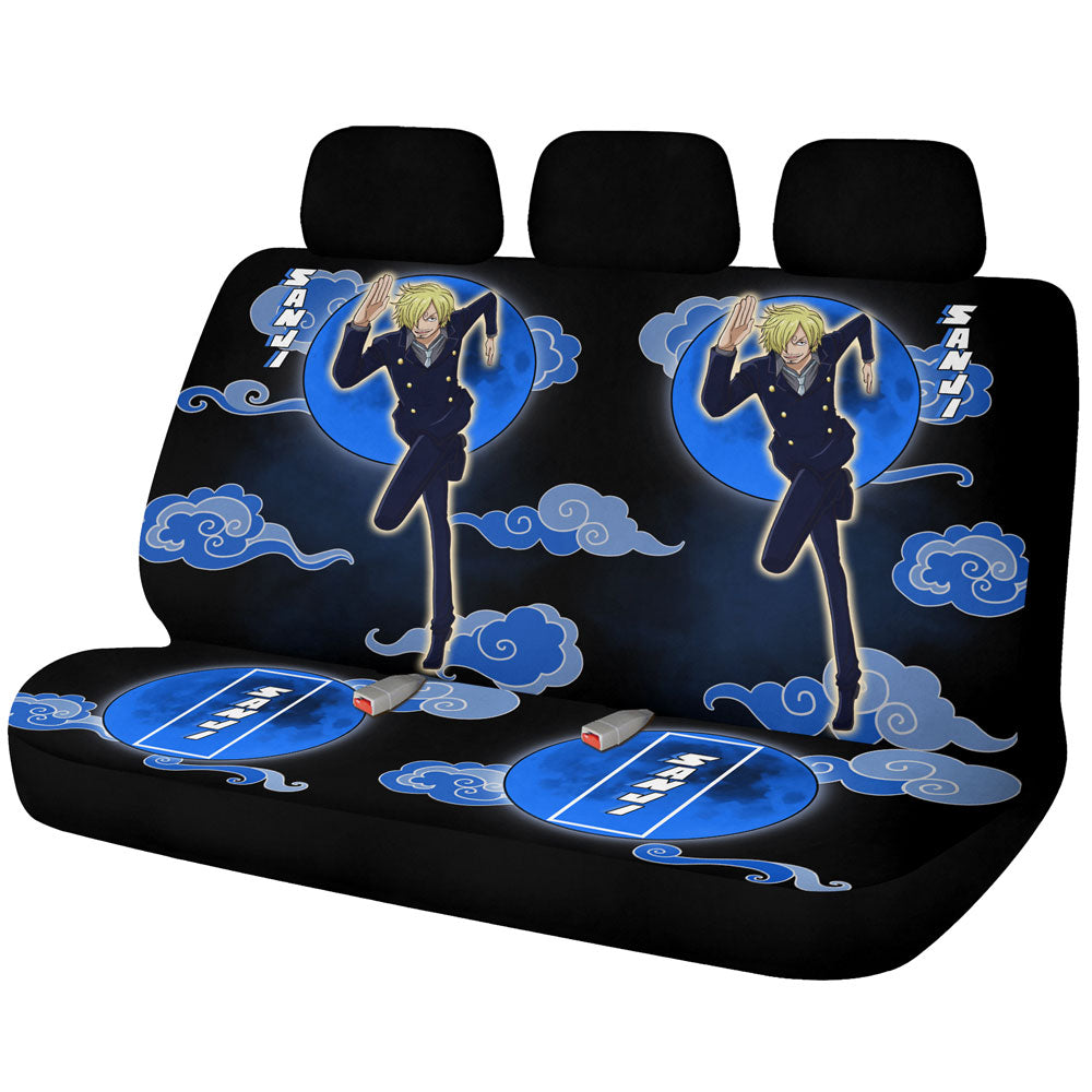 Sanji Car Back Seat Covers Custom One Piece Anime Car Accessories - Gearcarcover - 1