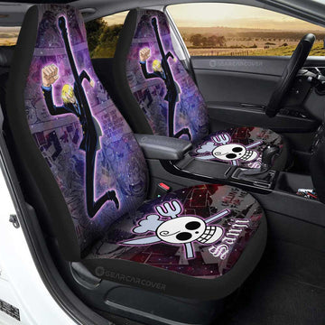 Sanji Car Seat Covers Custom One Piece Anime Car Accessories Manga Galaxy Style - Gearcarcover - 1