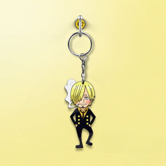 Sanji Keychains Custom One Piece Anime Car Accessories - Gearcarcover - 2