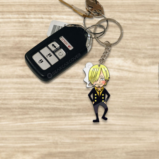 Sanji Keychains Custom One Piece Anime Car Accessories - Gearcarcover - 1