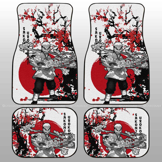 Sankoji Car Floor Mats Custom Japan Style Anime Demon Slayer Car Accessories - Gearcarcover - 2