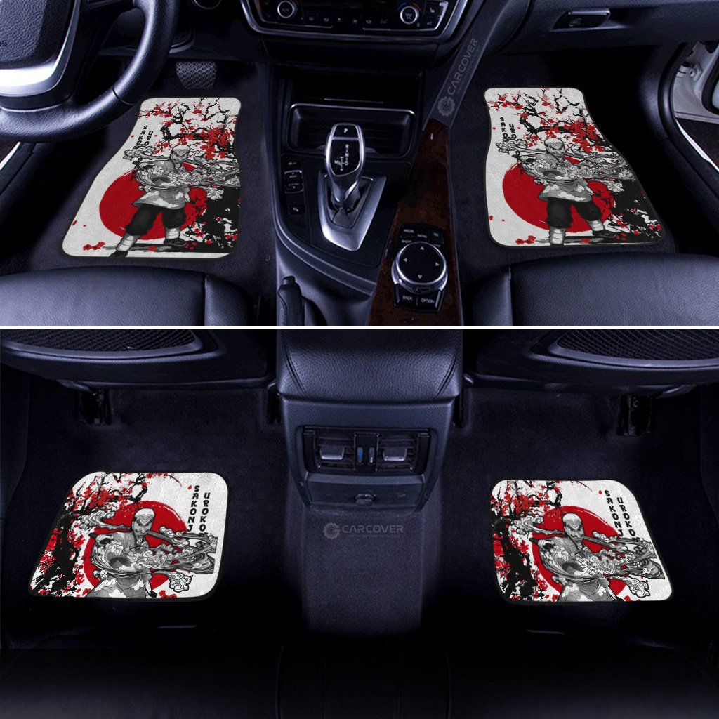 Sankoji Car Floor Mats Custom Japan Style Anime Demon Slayer Car Accessories - Gearcarcover - 3