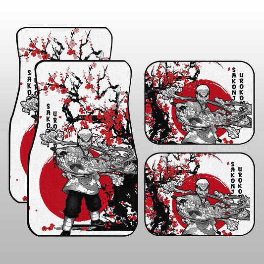 Sankoji Car Floor Mats Custom Japan Style Anime Demon Slayer Car Accessories - Gearcarcover - 1