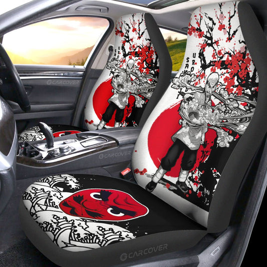 Sankoji Car Seat Covers Custom Japan Style Anime Demon Slayer Car Accessories - Gearcarcover - 2