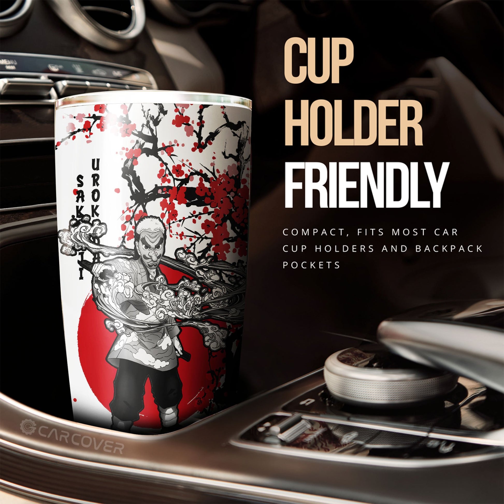 Sankoji Tumbler Cup Custom Japan Style Anime Demon Slayer Car Accessories - Gearcarcover - 2