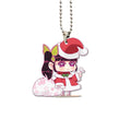 Santa Claus Kanao Ornament Custom Anime Demon Slayer Car Interior Accessories Christmas - Gearcarcover - 1